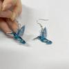 Fashionable Acrylic Drop Earrings Hummingbird Multifuntional Ear Jewelry for Every Occasion Pendant Earrings for Daily