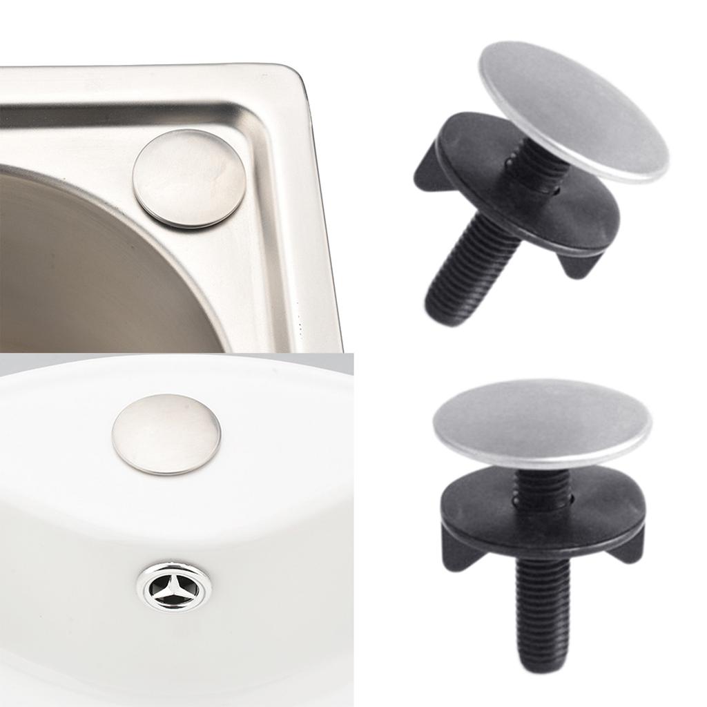Tap Hole Cover Functional & Effective Sink Hold Stoppers Style Sink Hole Covers Steel Kitchen Sink Hole Stoppers 2pcs