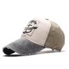 European and American fashion anchor retro and old washed baseball cap, sunshade cap, men's and women's hats, alphabet hat