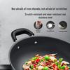 SUPOR 32cm Rust-Free Iron Wok with Standable Lid