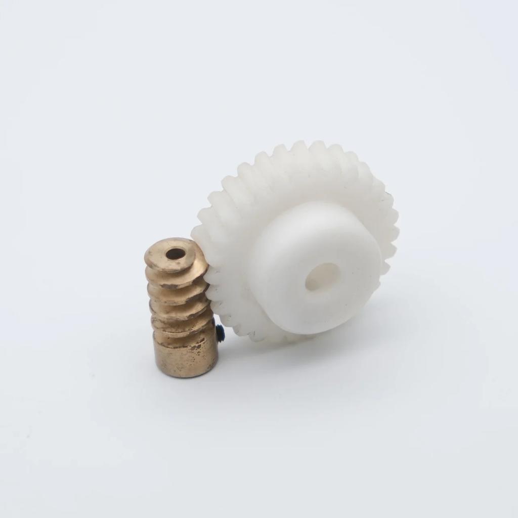 0.8M 1:40 POM Worm Reduction Gear DIY Smart Home Accessories Electronic Remote Control Electronic Lock Gear