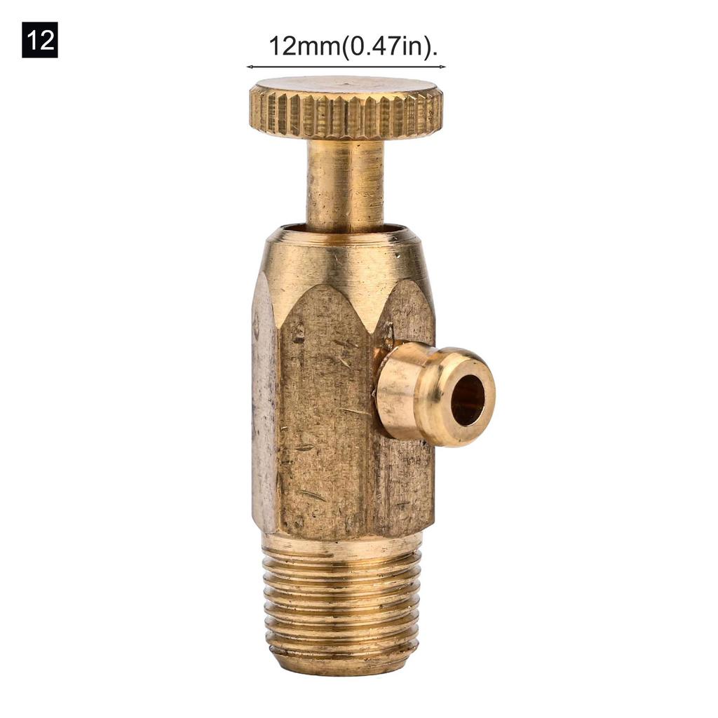 Valvola di Scarico in Ottone Valvola di Pressione Aria in Ottone Scaldabagni Domestici Valvola di Scarico in Materiale Ottone Tipo a Serraggio Manuale Alta Qualità