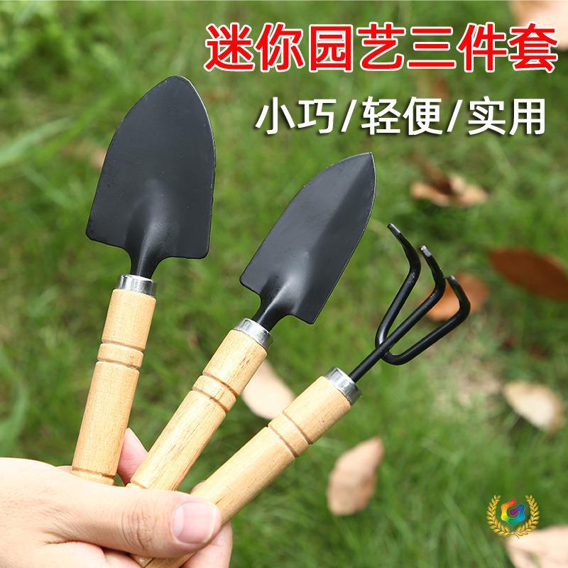 Flower Spatula Thick Handle Gardening Tools/Mini Three-Piece Set/Spatula/Rake/Spatula Gardening Succulent Gardener