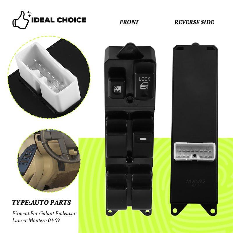 For Mitsubishi Galant Endeavor Lancer Montero 04-09 RHD Front Left Power Window Switch Lift Control Button MR587798
