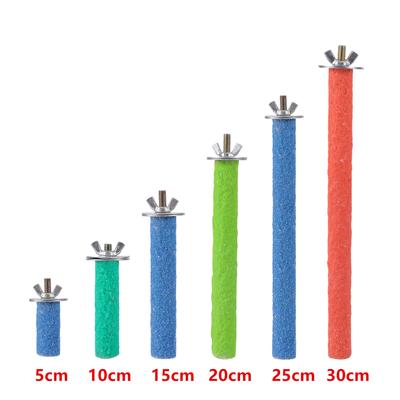 5-30cm Bird Claw Beak Grinding Bar Standing Stick Parrot Station Pole Bird Supplies Parrot Grinding Stand Claws Cage Accessories