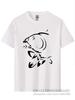 Summer Round Neck 3D Fish Print Top Fashionable Casual Short Sleeved Men's T-shirts