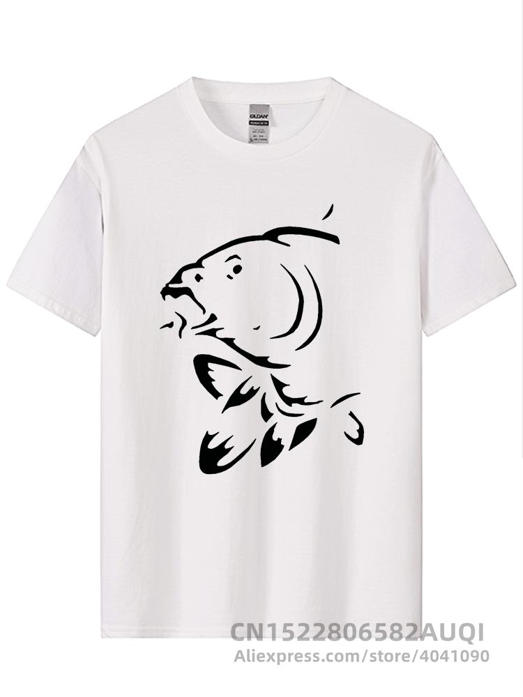 Summer Round Neck 3D Fish Print Top Fashionable Casual Short Sleeved Men's T-shirts