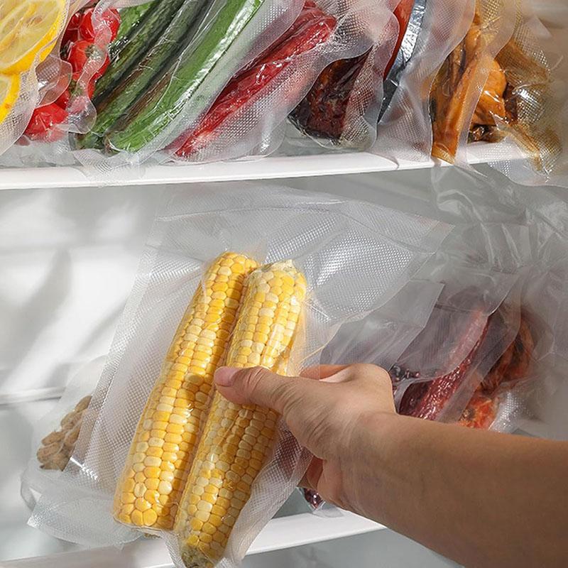 500cm Lebensmittel-Vakuumverpackungsbeutel, Küchenaufbewahrung Konservierung Vakuumversiegelter Beutel, Lebensmittelkonservierung Vakuum-Plastikrolle