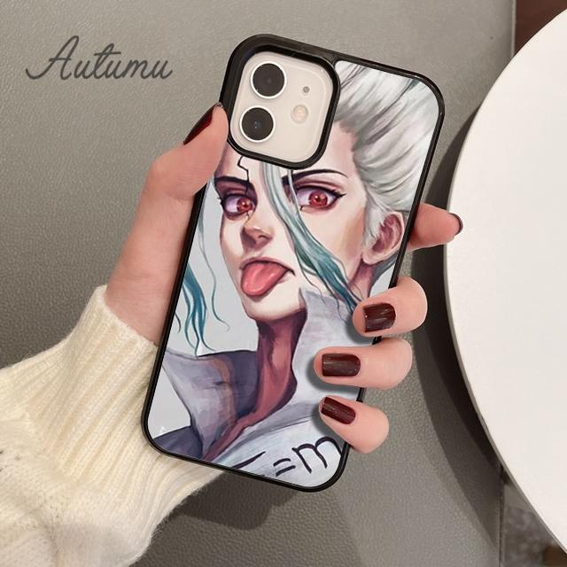 Anime Dr. Stone Senku Ishigami Phone Case for iPhone 11 12 13 14 Pro Max Mini X XR XS SE 2020 6S 7 8 Plus Samsung S21 S22 Cover