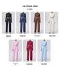 Women's Cross-border Fleece Sports Jacket & Loose Pants Set for Running, Fitness, and Yoga