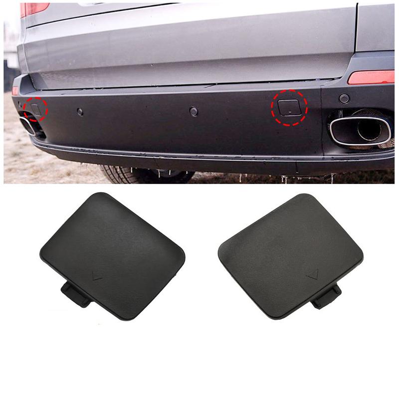 For BMW X5 Rear Bumper Left And Right Trailer Covers E70 Rear Bumper Towing Hook Hole Cover Plate 51127158447  2017-