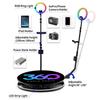 360 Rotating Platform 360 Photo Booth 100cm Photobooth Photo Booth Machine Business and Wedding Event Photo Booth with Printing