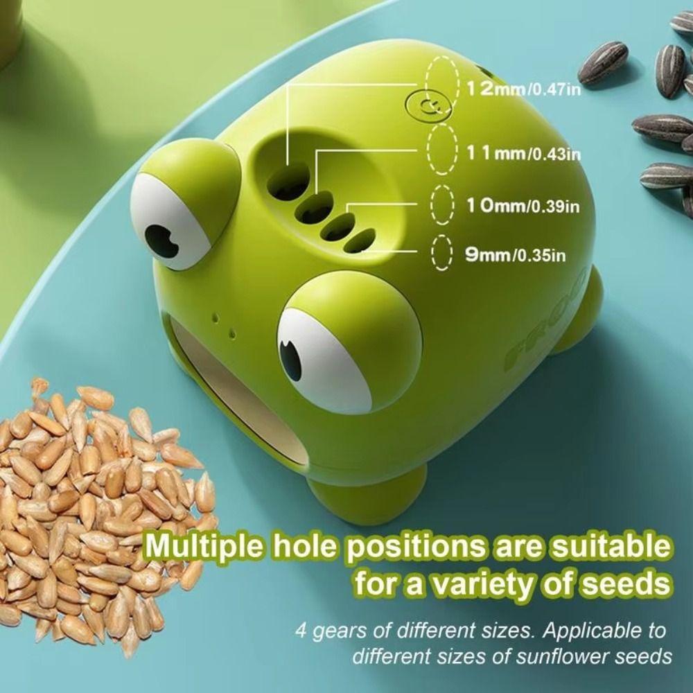 Frog Shaped Melon Seed Sheller Cartoon Design Automatic Shelling Machine Nut Lovers