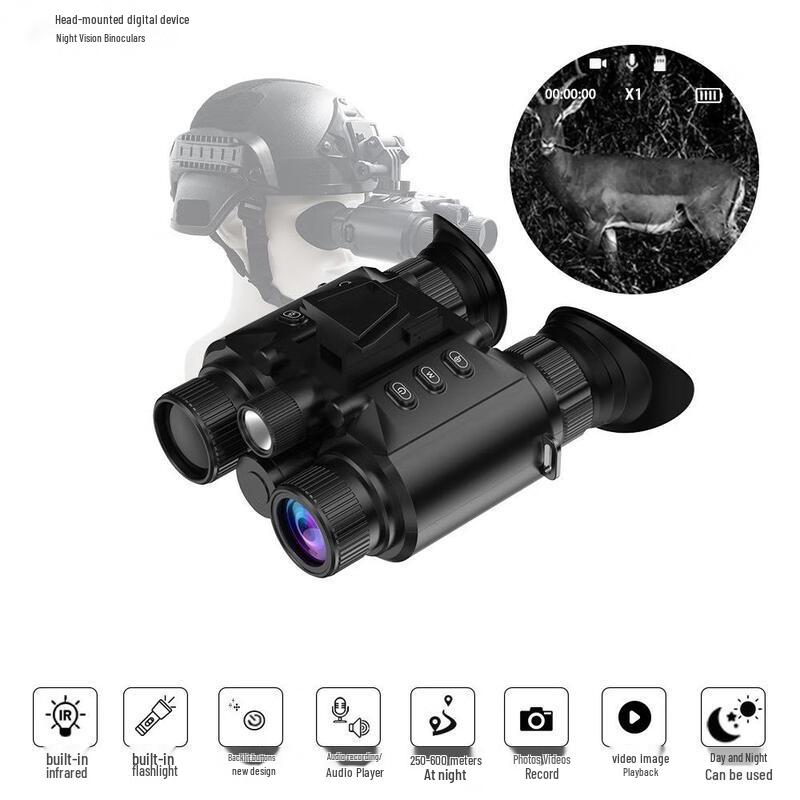 High-Definition Tactical Head-mounted Digital Night Vision Device