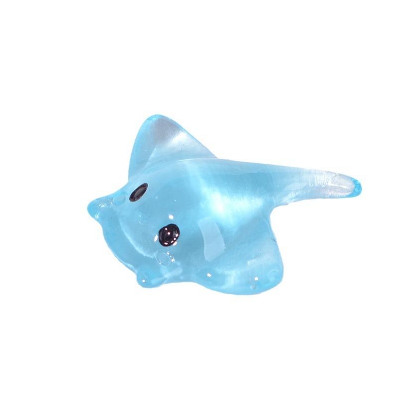 10Pcs/lot Multicolors Mini Devil Fish Miniatures Resin Ornaments Fish Tank Decoration Micro Landscape