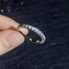 S925 Sterling Silver Moissanite Diamond Ring - Sparkly, Elegant, High-End Stacking Ring
