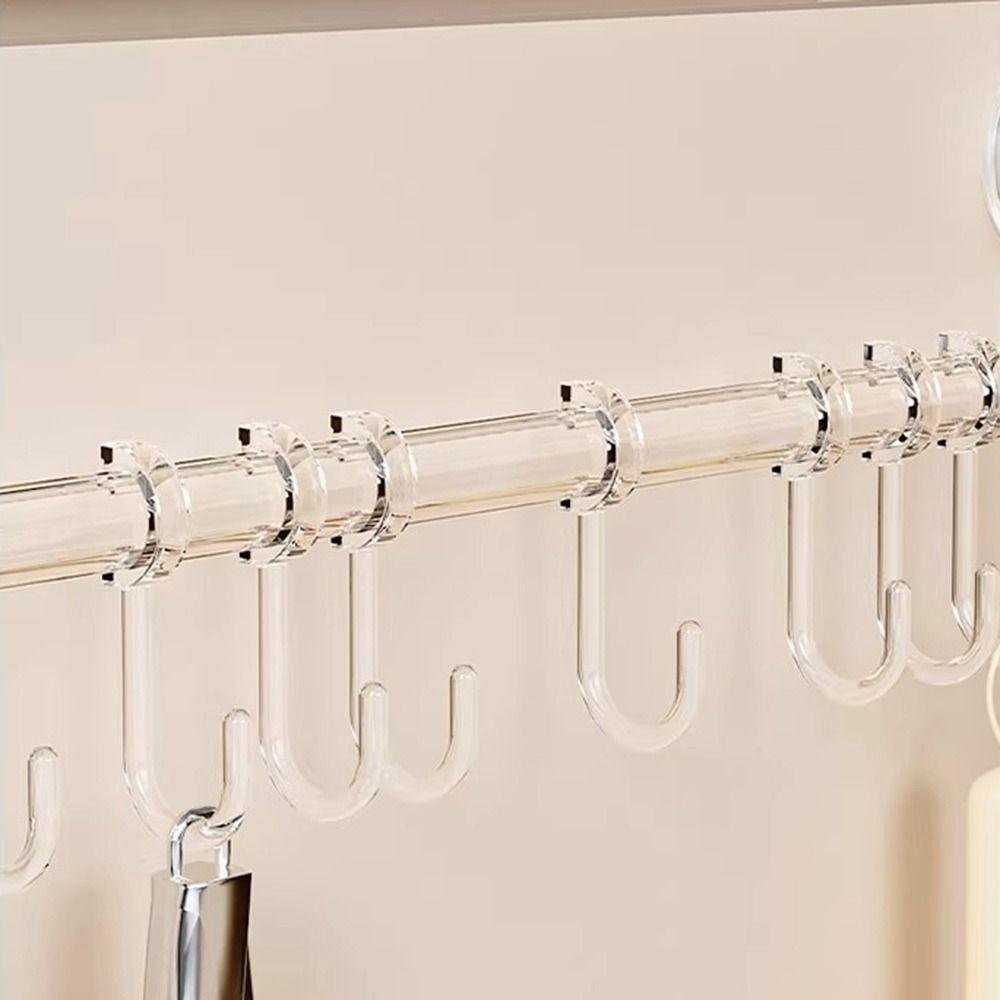 Plastic Material Wall Mounted Towel Rack With Hooks Hand Towel Holder  Shower