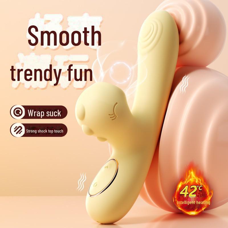 Vibrátor a sací zařízení Miji Doudoulong pro ženy - hračka pro dospělé