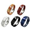 Brățară Largă din Rășină Sintetică, Brățară Bangle cu Dispozitiv Integrat de Pulverizare a Parfumului pentru Purtare la Încheietură, cu Închizătoare Pliabilă în Ton cu Argint