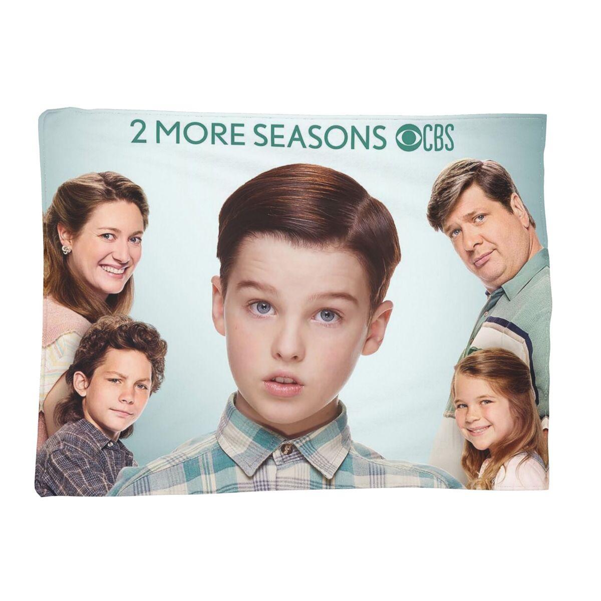 Exquisite Fashion Items Unisex Young Sheldon Funny Comedy Sheldon Cooper The Big Bang Theory Blankets Soft Warm Flannel Throw Blanket Plush For Bed Room Picnic