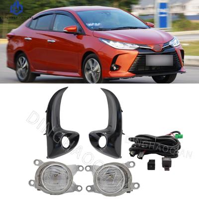 1 Set Fog Lights Headlight For Toyota VIOS 2020 2021 2022 2023 2024 LED Fog Lights Car Fog Lamp Kit With Harness Bulb Switch