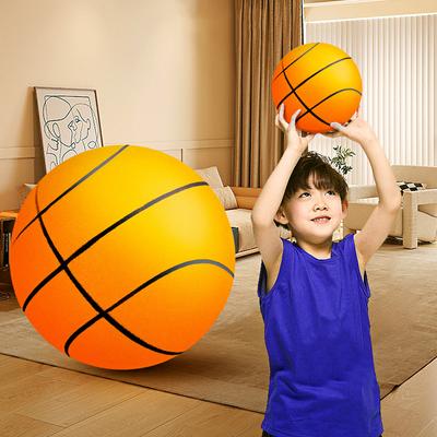 Skákací míč Mute Indoor Silent Basketball 24/21/18 cm Tichá měkká pěna Basketbal Dětská sportovní hračka Hra Odrážecí basketbalové míče