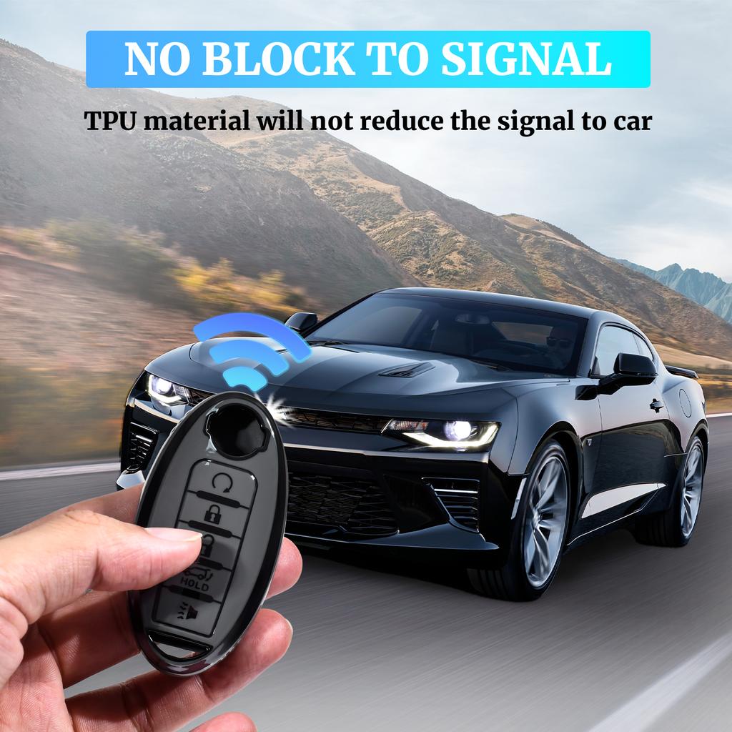 Soft TPU Key Case for Nissan Infiniti Rogue Altima Quest Pathfinder Sentra Patrol CIMA Fuga Armada Teana Murano Titan Car Key