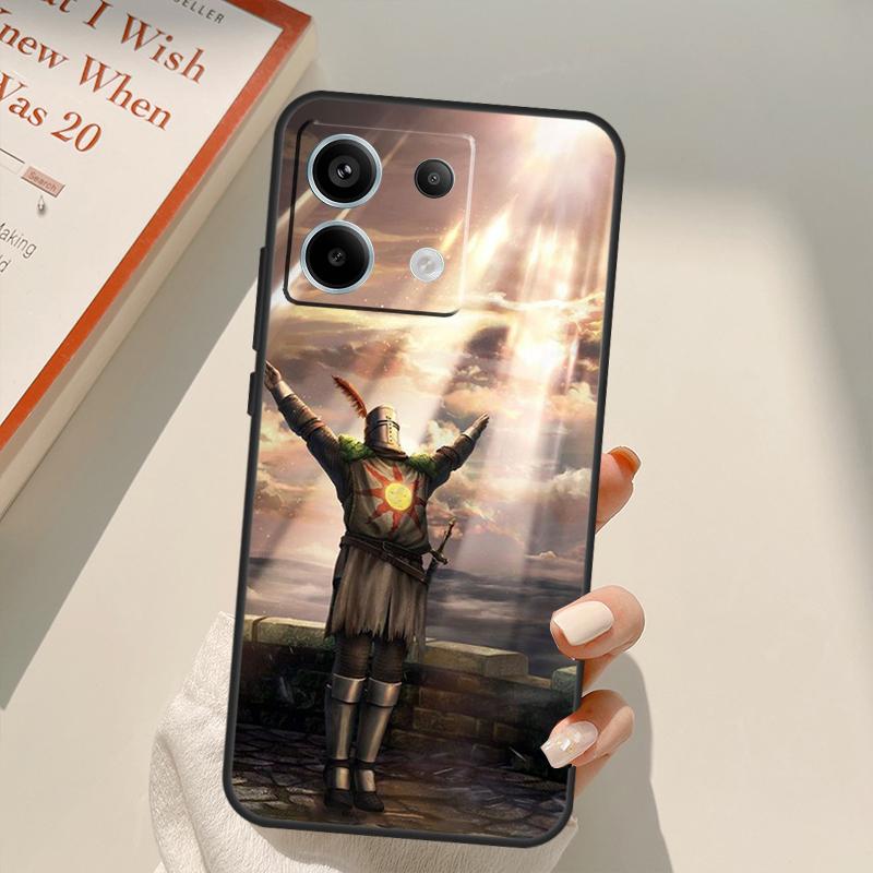 Praise the Sun Dark Souls Funda For Xiaomi Redmi Note 14 13 12 10 11 15 Pro Plus Case For Redmi 15C 10C 12C 13C 14C 15