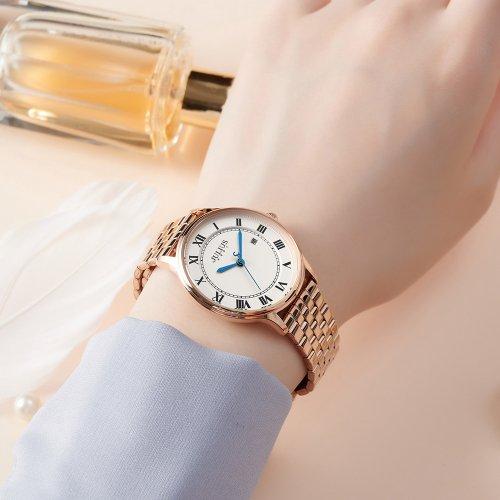 [JULIUS] JULIUS Women s Metal Band Watch JA-1303 A