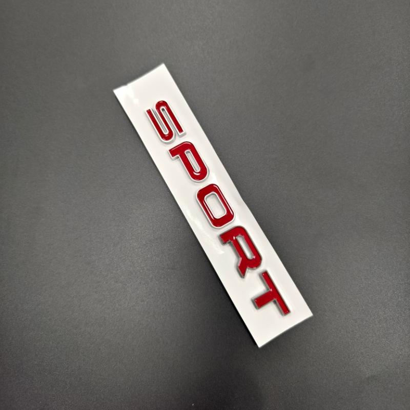 Car Accessories Sticker Styling ABS 3D Chrome Auto Car Trunk Racing Sport Word Letter Logo Emblem Badge Decal Sticker