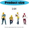 Precisions 1:64 Construction Building Worker Miniature Model Ideal For Architectural Scene And Hobbyists Ornaments Gift