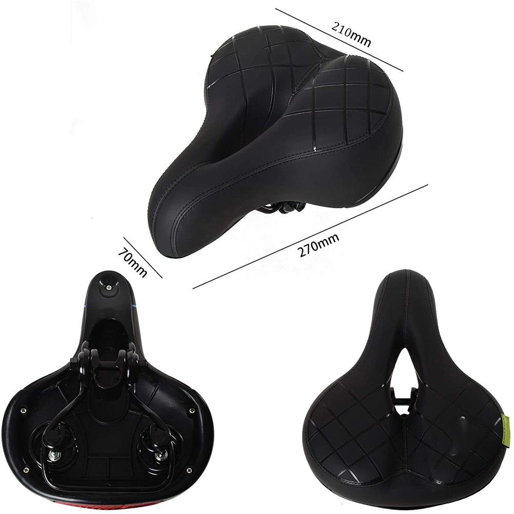

Широкое мягкое сиденье для велосипеда, амортизирующий дизайн, большое сиденье, дополнительный комфорт, велосипедное седло, подходит для горного велосипеда МТБ