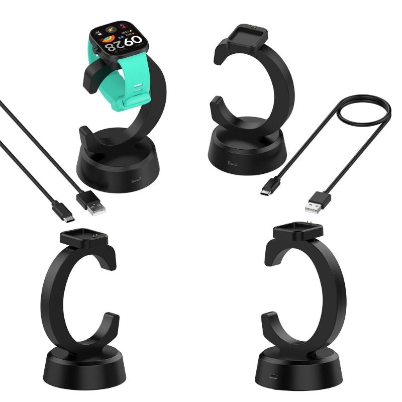 Reisefreundliches Uhrenladegerät Universelle Desktop-Ladestation in C-Form für Watch 5 Active Smartwatch