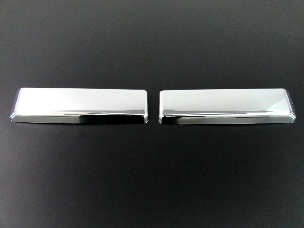 BRIGHTZ Chrome Front License Plate Side Covers Type A for Estima Hybrid AHR20W AHR20 AHR R20 20 Estima Hybrid Hybrid 21601 (3rd Generation)