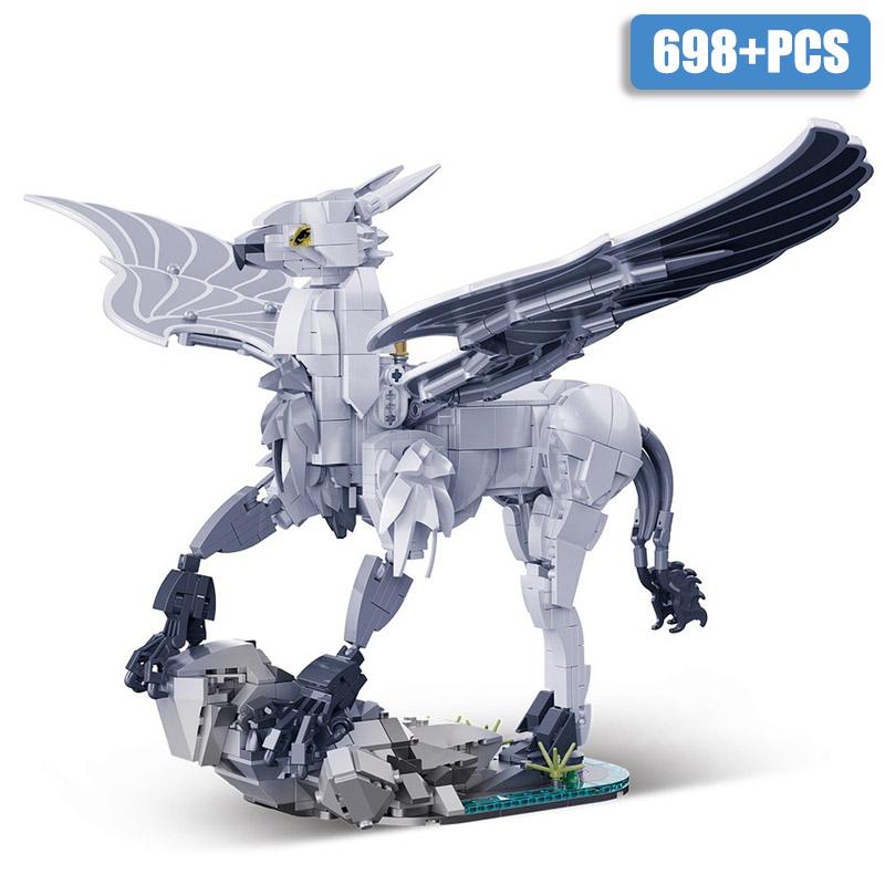 High-Quality Creative High-Quality Moc High-Quality 698Pcs High-Quality Magic High-Quality World High-Quality Hippogriff Construction set