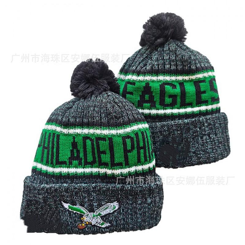 2026 Winter Knit Hat Embroidered Sports Cap Men Women Warm Team Headwear