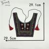 Polyester Stickerei Spitze Kragen DIY Handgemacht Imitation Perlen Spitze Applikation Kleiderzubehör