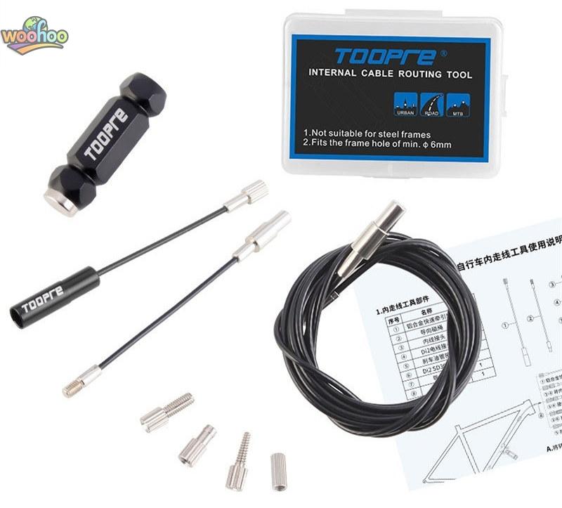 Magnetic Bike Cable Threading Kit Internal Routing Tool for Carbon Frame Bicycle Brake Hose Guide Cable Installation Tool