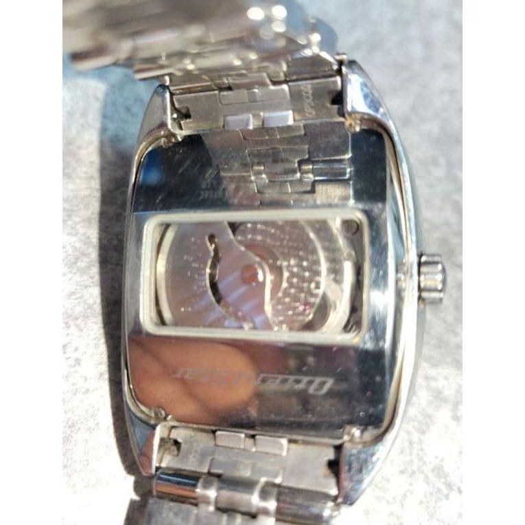 Used Orient Star Retro Future Car Model Working Back Skelton Automatic Winding Working