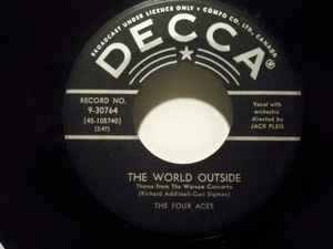 

7inch Record FOUR ACES - World Outside / How Can You Forget 930764 DECCA 1959 Canada Pop Used