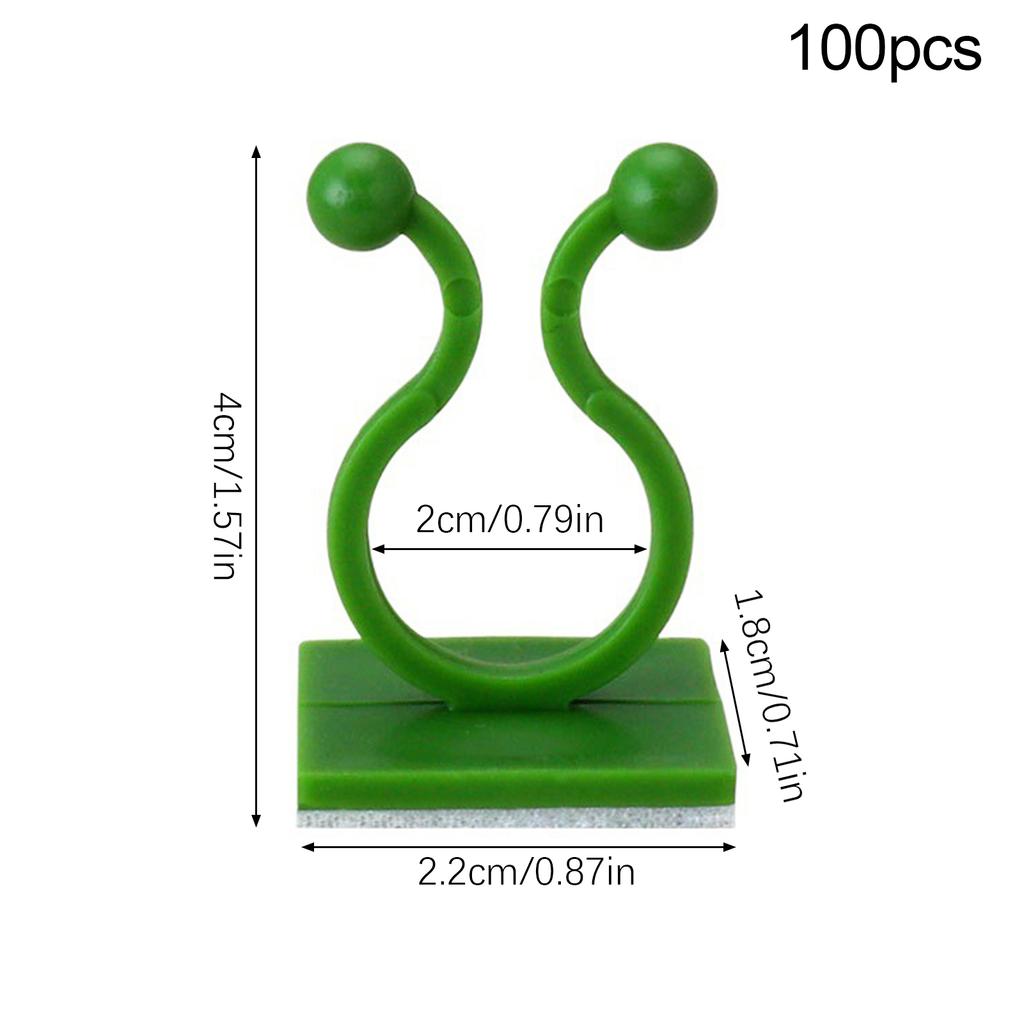 Plant Support Clips For Vine Plants Durable PP Plastic Adjustable Design Easy Installation Gardening Tool