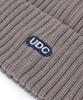 Eondeokeonteulol All-Season Thin Long Beanie Cotton Knit Unisex Logo Beanie Hat Beanie / College Crew / M Charcoal