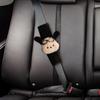 Car Seat Belt Strap Cover Handbag Camera Backpack Straps Soft Protector Black