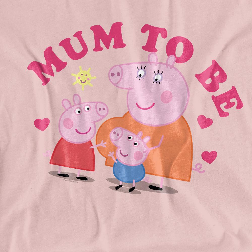 Peppa Pig Unisex Adult Mum To Be Mummy Pig T-Shirt