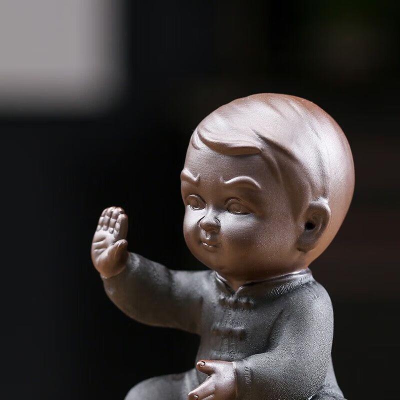 Zen Zisha Little Monk Tea Pet Figurine