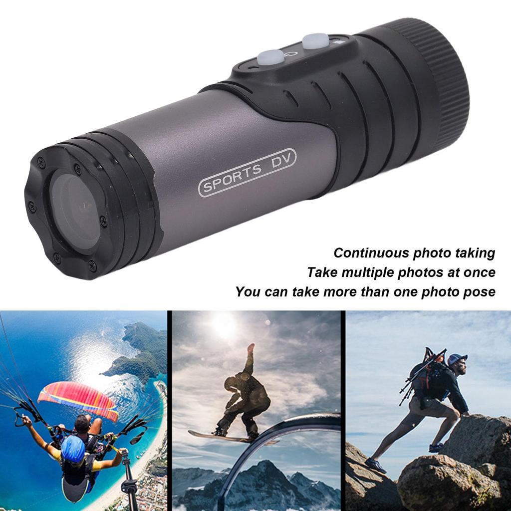 4K Sports Action Camera with Image WiFi Motorcycle Helmet Wide Angle for HD Video Waterproof Outdoor Motorcycle DV Video Camera Stabilization, Camera,