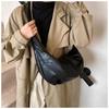 Lux Retro Soft Leather Pleated Dumpling Bag - Versatile Large Capacity Shoulder/Crossbody for Commuting