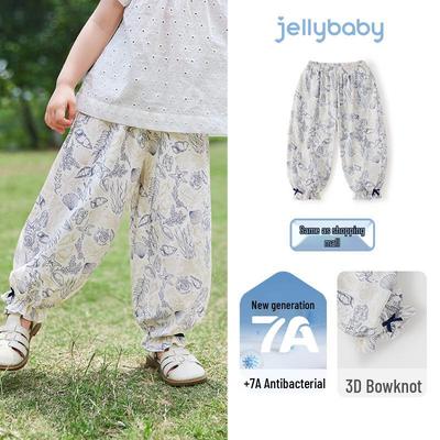 JELLYBABY Girls' 3D Print Mosquito Repellent Pants