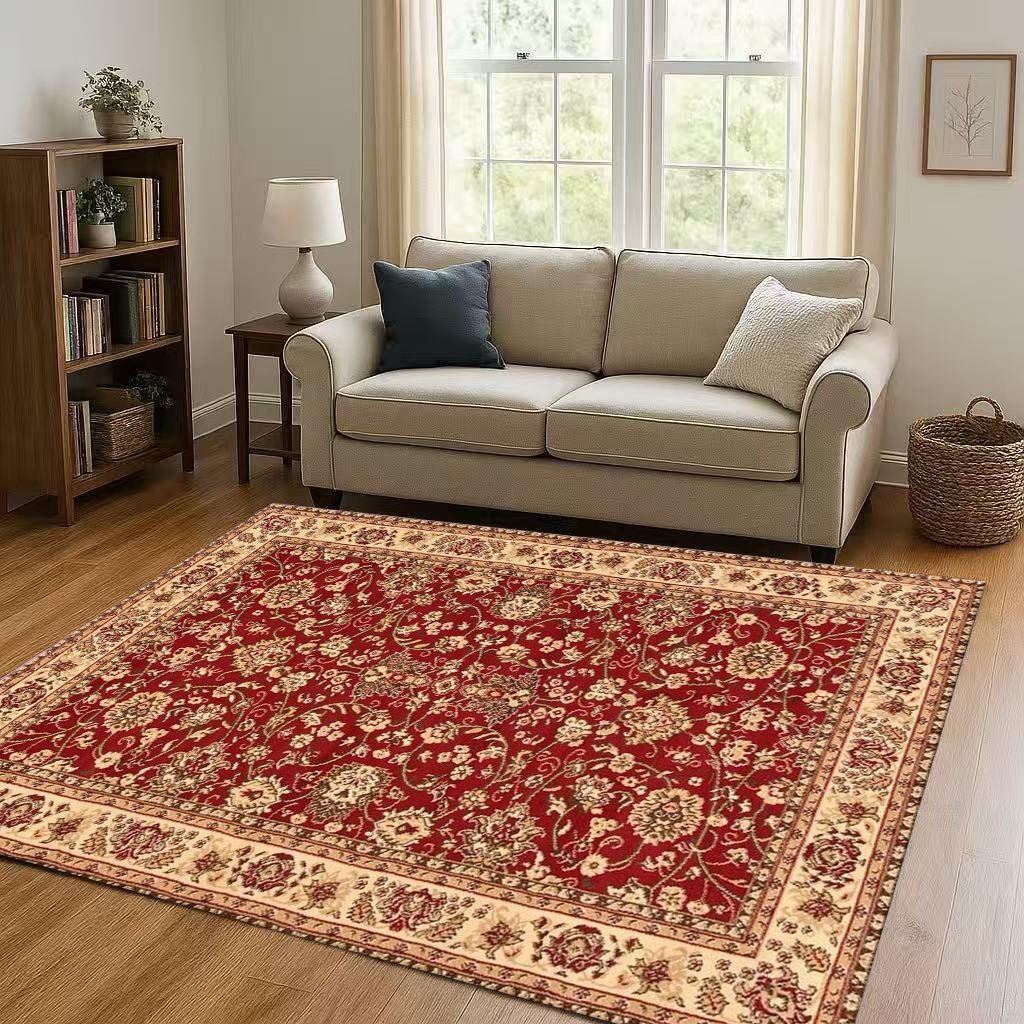 Luxurious Turkey Persian Bohemian Living Room Non-Slip Area Rug Soft Carpet for Bedroom and Sofa ,Easy Clean Home Decor Doormat