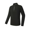 Fila Fitness Simple Fashion Sports Casual Versatile Knitted Long Sleeve T-Shirt Men Tops Deep-Black A11M541203FBK